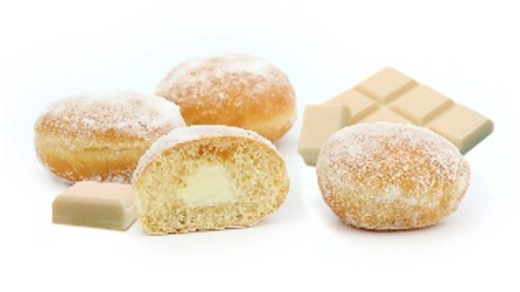 მინი დონატი WHITE CHOCOLATE BITE