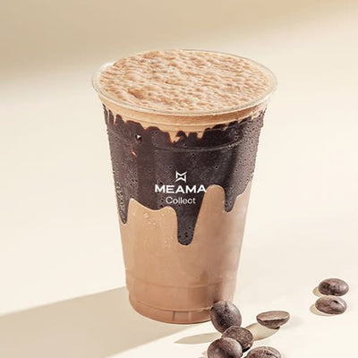 Frappe with chocolate and banana