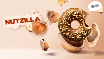 დონატი ნუტზილა თხილის შიგთავსით