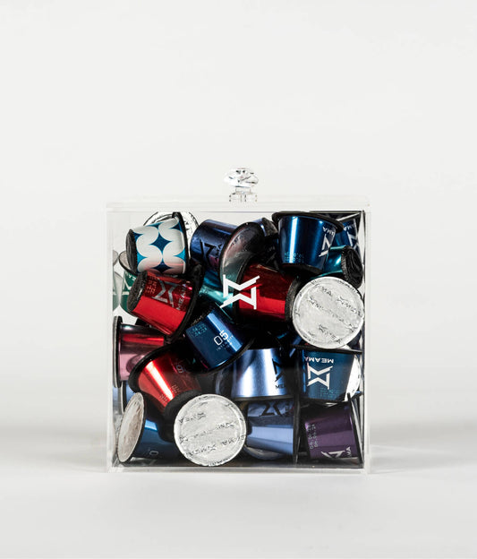Acrylic capsule storage container | 13cm