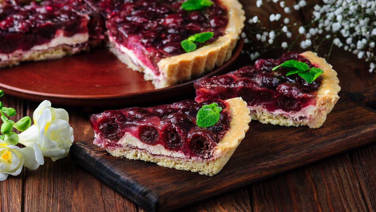 კრემისა და ალუბლის ტარტი