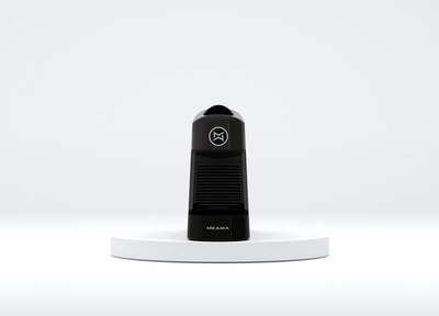 European-style coffee machine, black