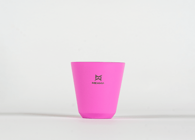 ევროპული ფორმატის მეტალის ჭიქა - ვარდისფერი