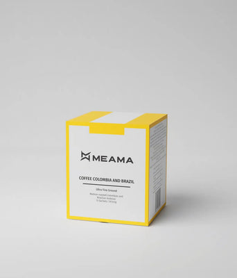 Sedimented coffee: Colombia and Brazil