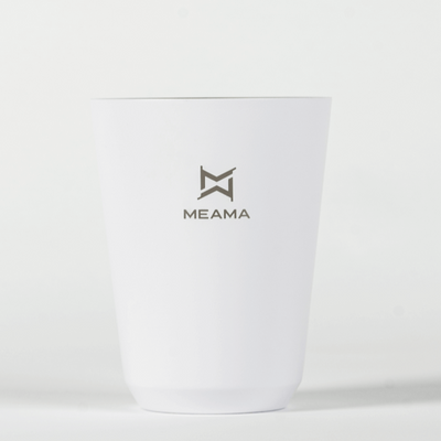 მულტი კაფსულის მეტალის ჭიქა - თეთრი